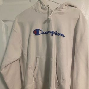 white champion hoodie